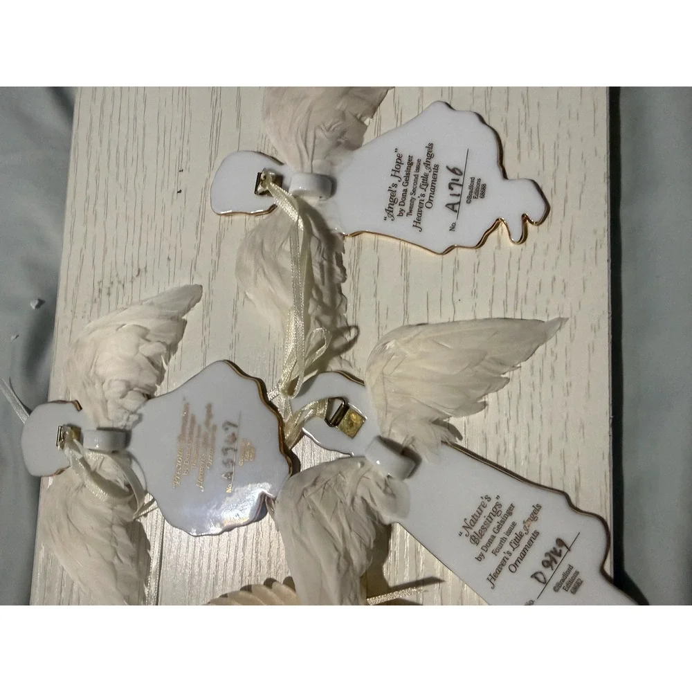 Bradford Editions Dona Gelsinger Heaven's Little Angels Ornament Set of 6